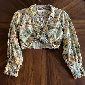 Anthropologie Crop Top and Bralette